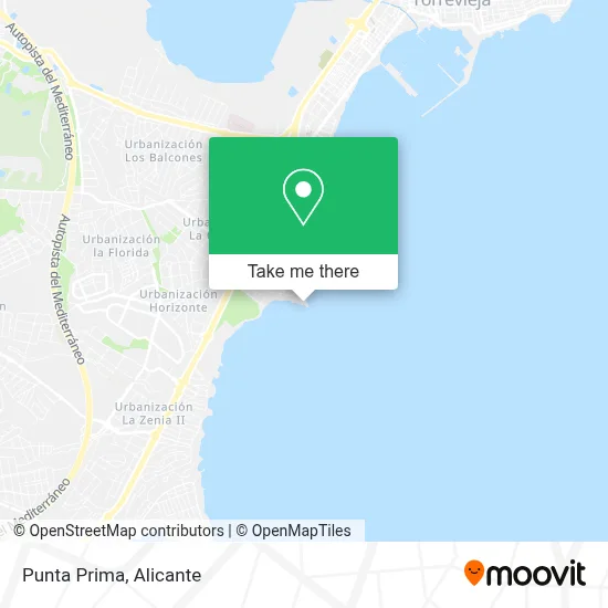 Punta Prima map