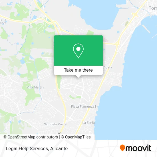 Legal Help Services map