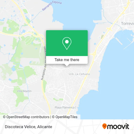 Discoteca Velice map