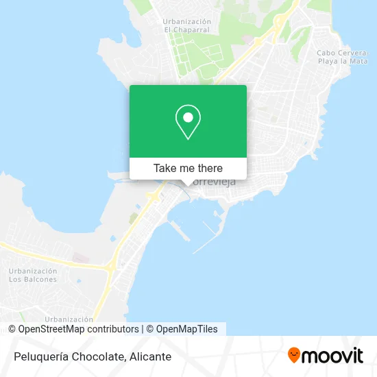 Peluquería Chocolate map