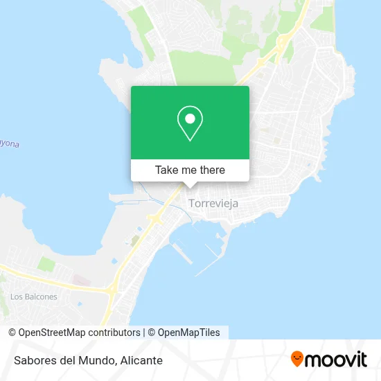 Sabores del Mundo map