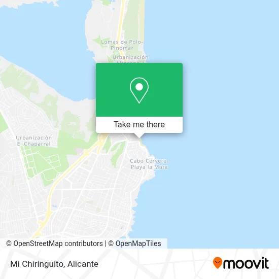 Mi Chiringuito map
