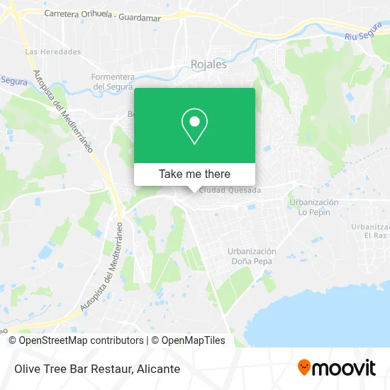 Olive Tree Bar Restaur map