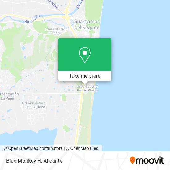 Blue Monkey H map