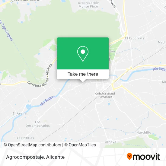 Agrocompostaje map
