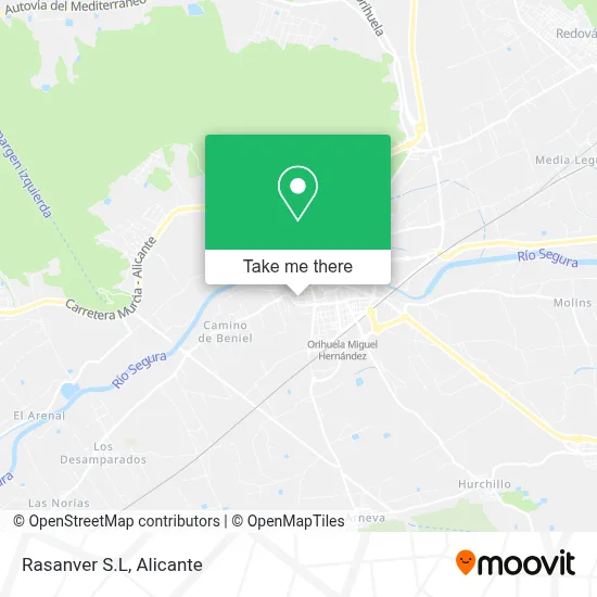 Rasanver S.L map