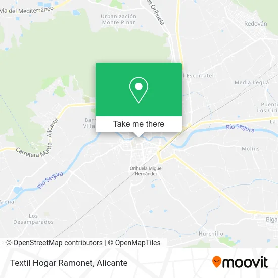 Textil Hogar Ramonet map