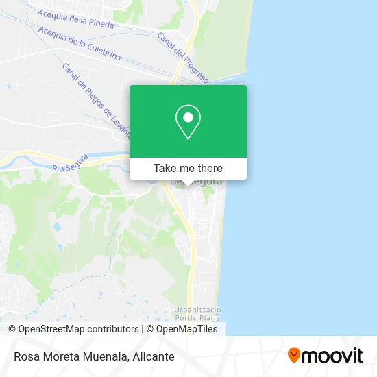 Rosa Moreta Muenala map