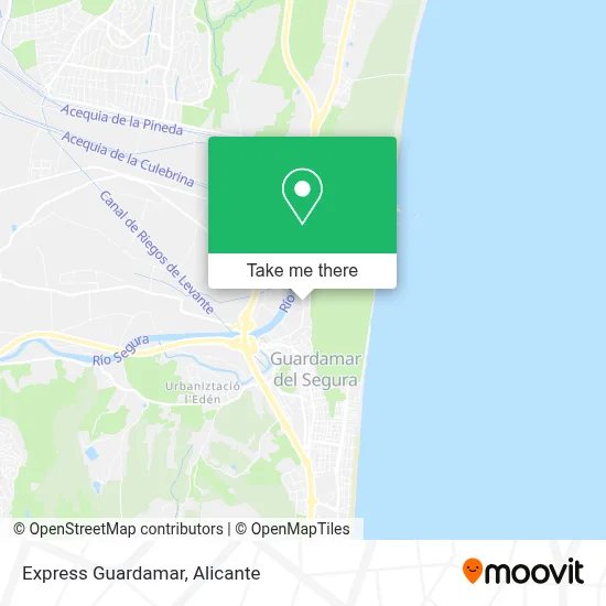 Express Guardamar map