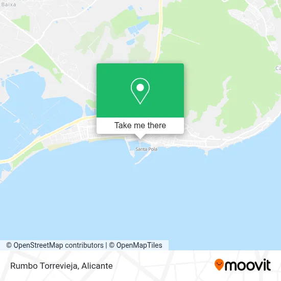 Rumbo Torrevieja map
