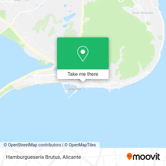 Hamburguesería Brutus map
