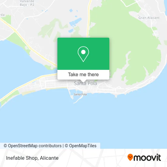 Inefable Shop map