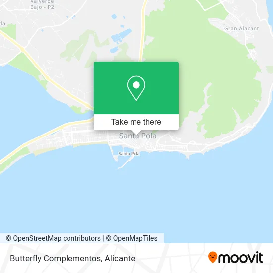 Butterfly Complementos map