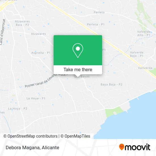Debora Magana map