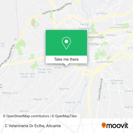C Veterinaria Dr Eclhe map