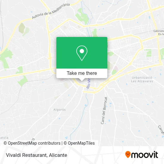 Ristorante Vivaldi map
