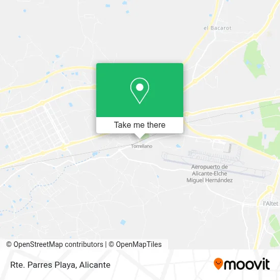 Rte. Parres Playa map