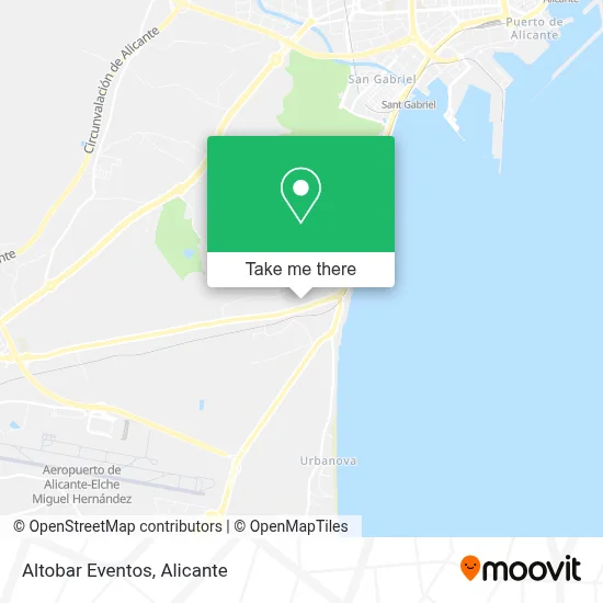 Altobar Eventos map