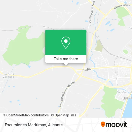 Excursiones Maritimas map