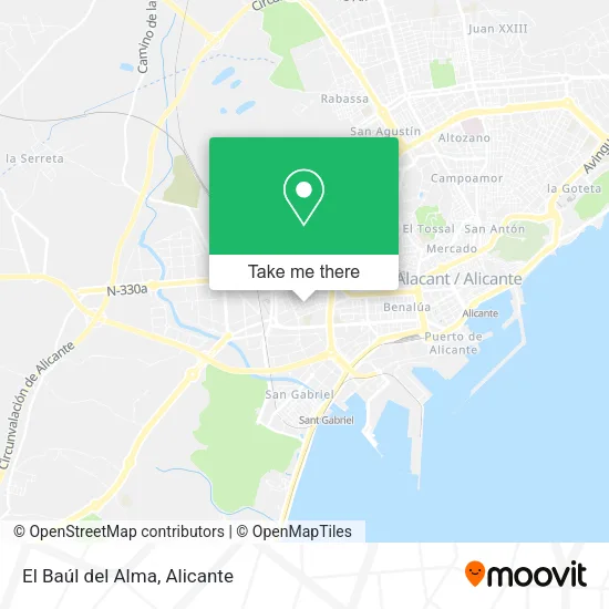 El Baúl del Alma map