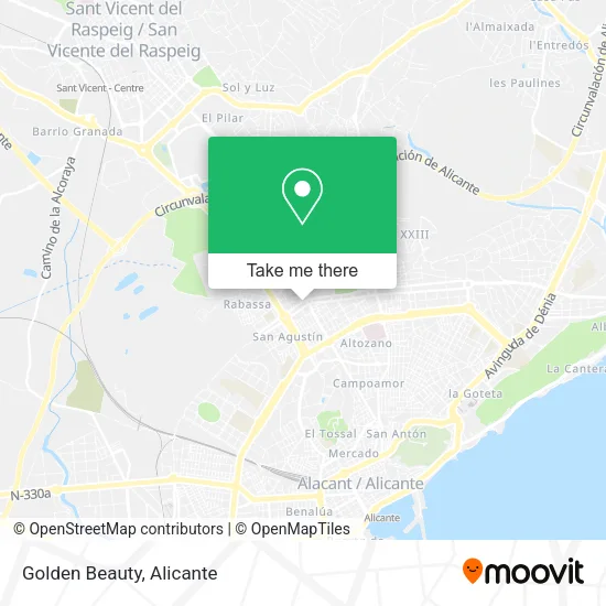Golden Beauty map