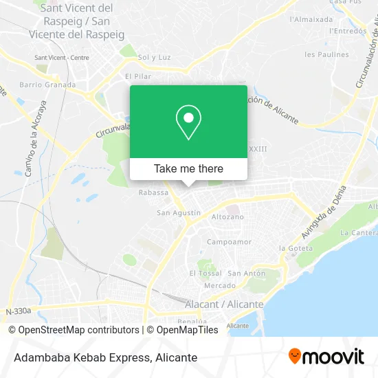 Adambaba Kebab Express map