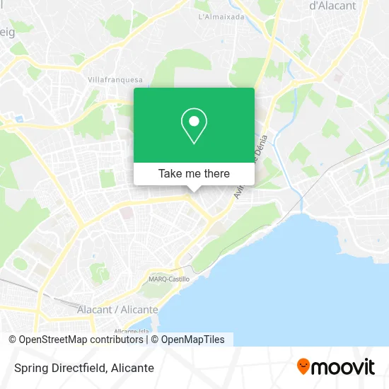 Spring Directfield map