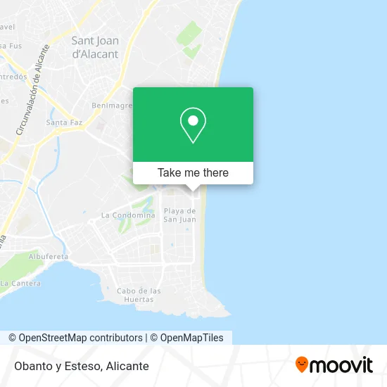 Obanto y Esteso map