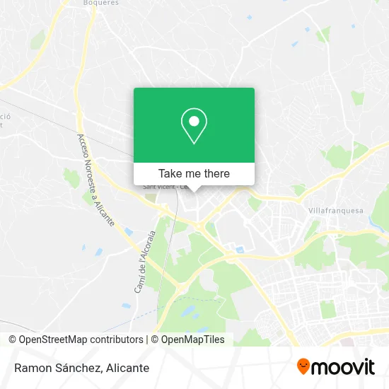 Ramon Sánchez map