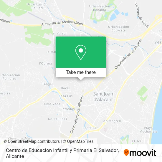 Centro de Educación Infantil y Primaria El Salvador map