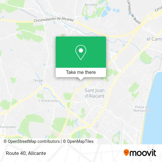 Ruta 40 map