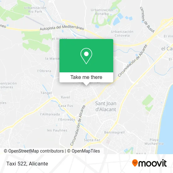 Taxi 522 map