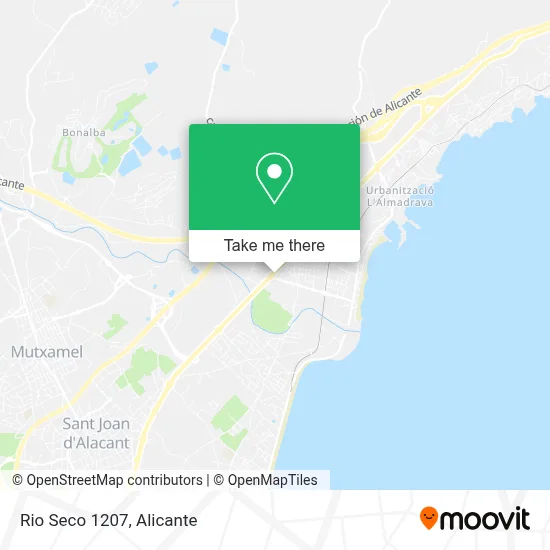 Rio Seco 1207 map