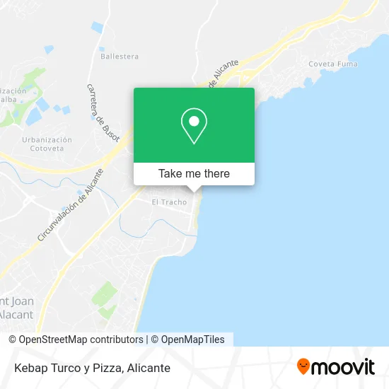 Kebap Turco y Pizza map
