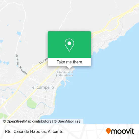 Rte. Casa de Napoles map