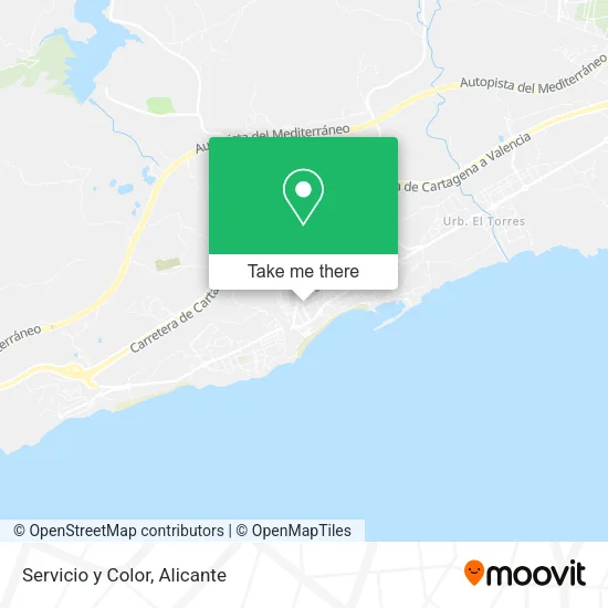 Servicio y Color map