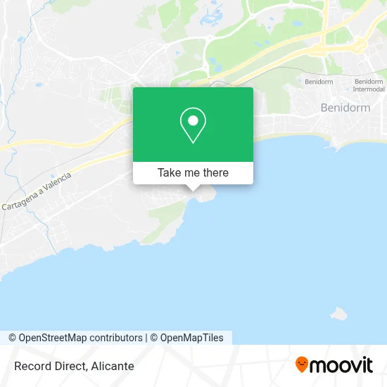 Record Direct map