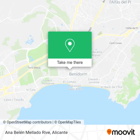 Ana Belén Mellado Rive map
