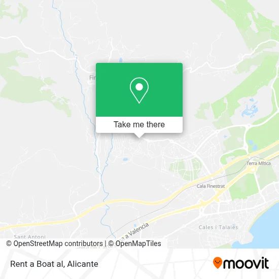 Rent a Boat al map