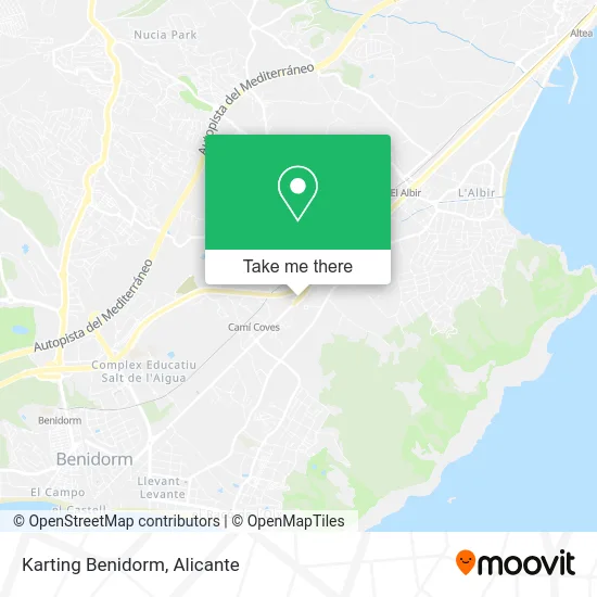 Karting Benidorm map