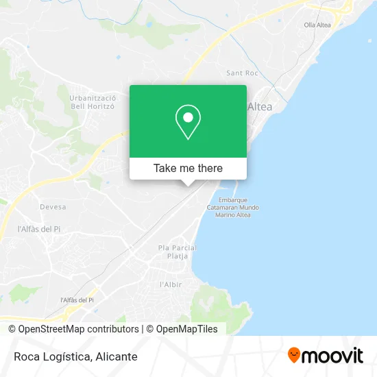 Roca Logística map