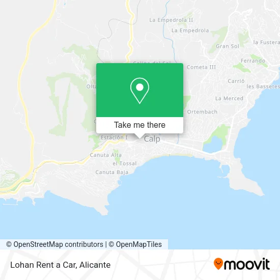 Lohan Rent a Car map