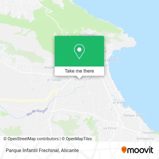 Parque Infantil Frechinal map