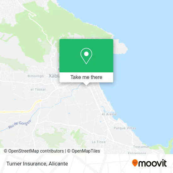 Turner Insurance map
