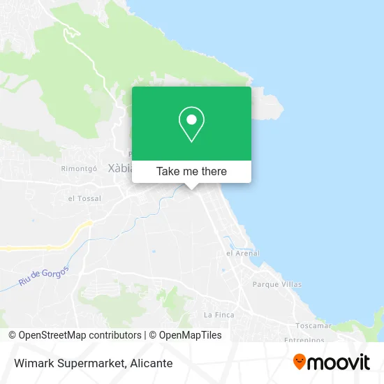 Wimark Supermarket map