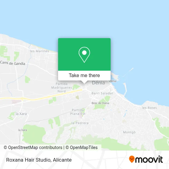 Roxana Hair Studio map
