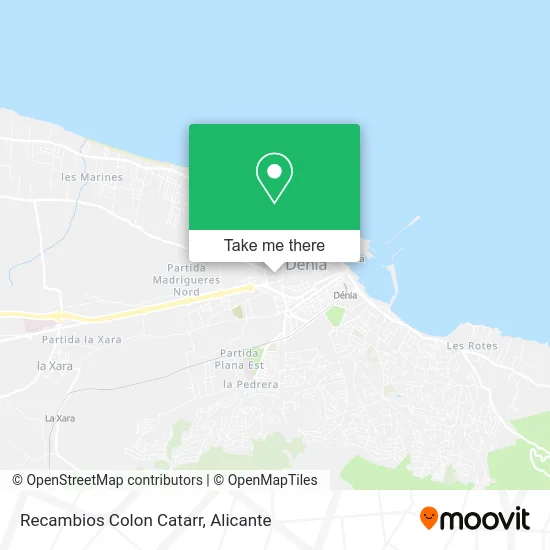 Recambios Colon Catarr map