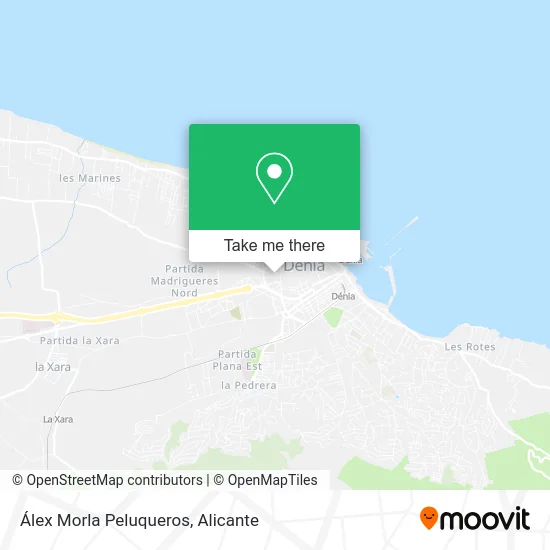 Álex Morla Peluqueros map