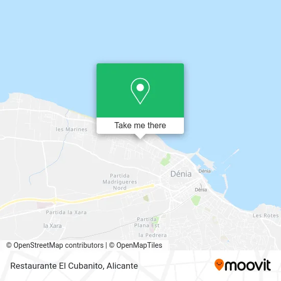 Restaurante El Cubanito map