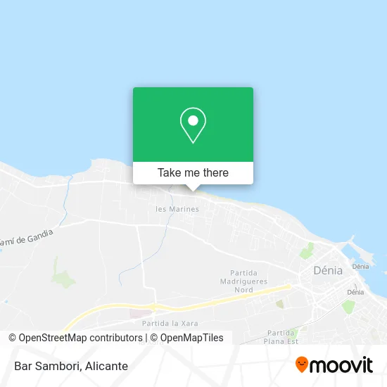 Bar Sambori map